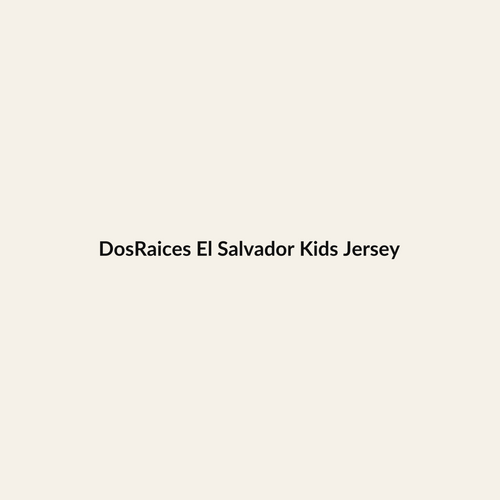 DosRaices El Salvador Heritage Kids Jersey