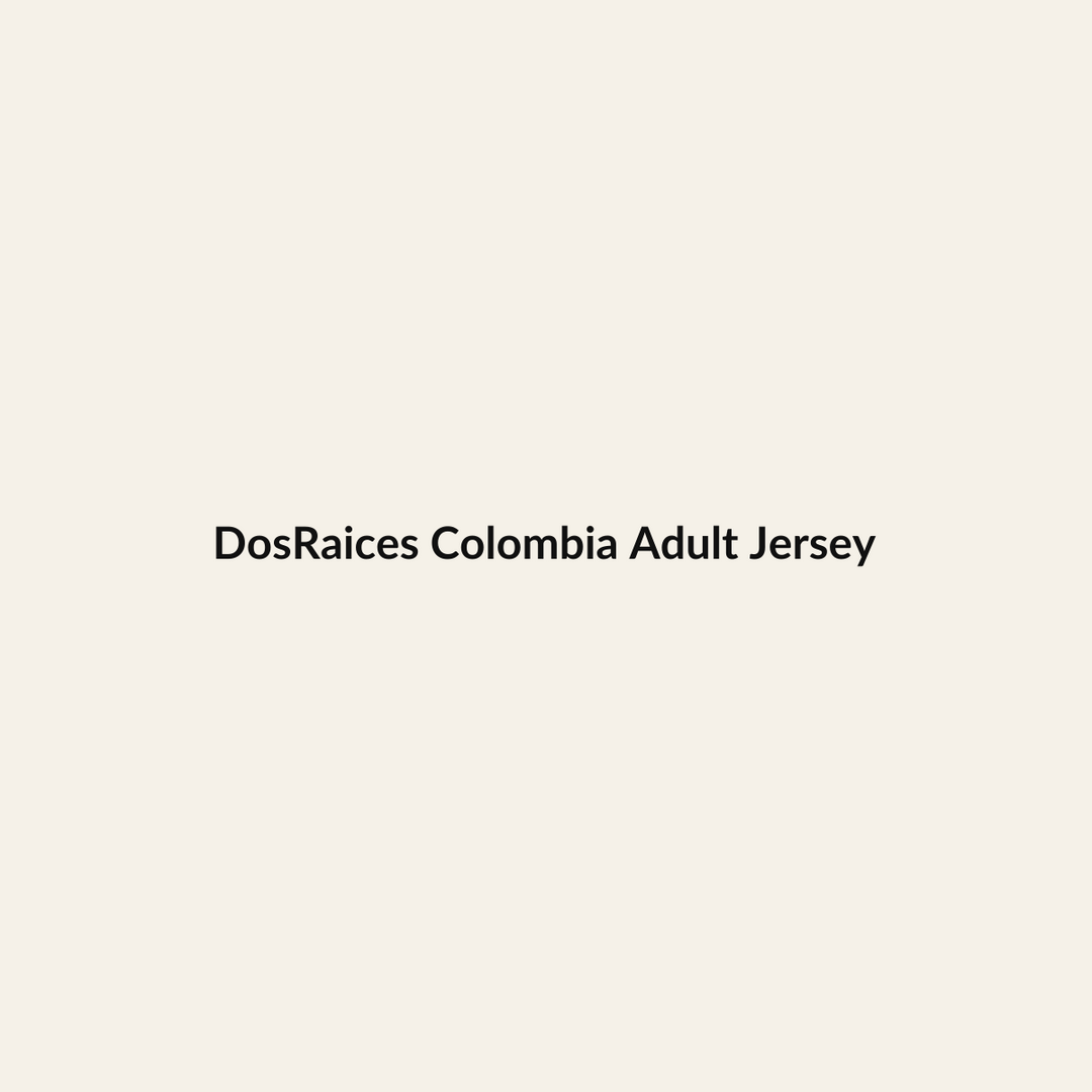 DosRaices Colombia Adult Jersey premium Hispanic heritage apparel