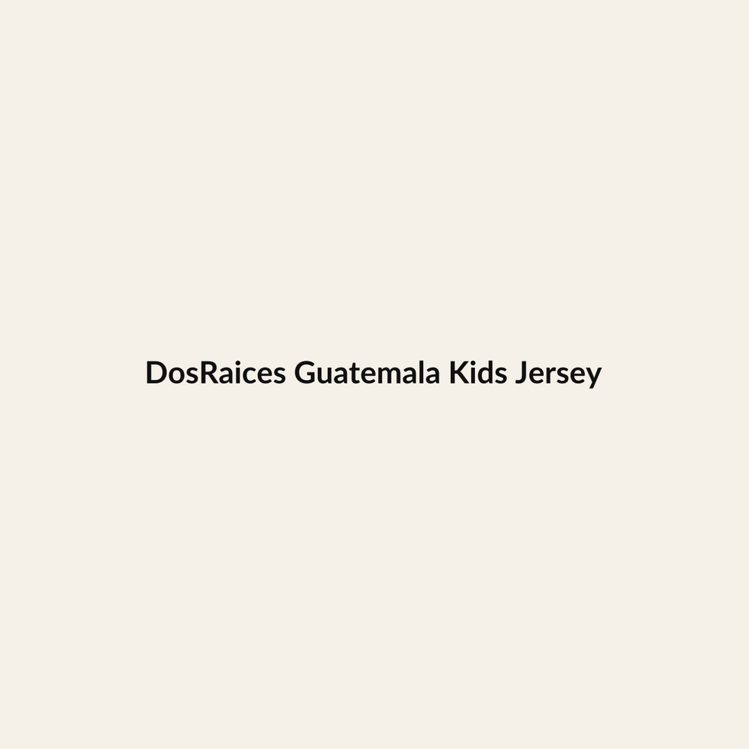 DosRaices Guatemala Kids Jersey premium Hispanic heritage apparel
