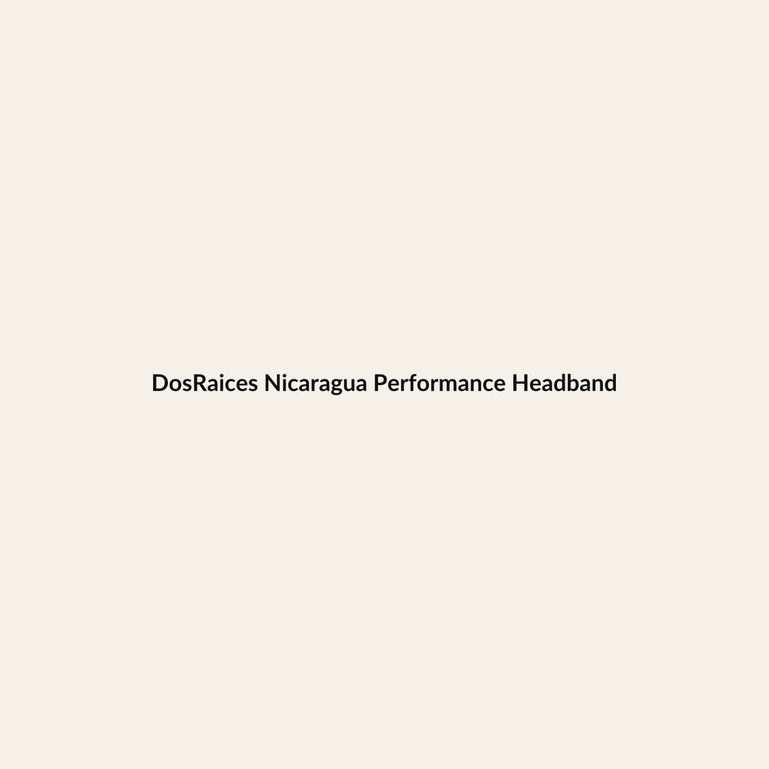 DosRaices Nicaragua Performance Headband premium Hispanic heritage apparel