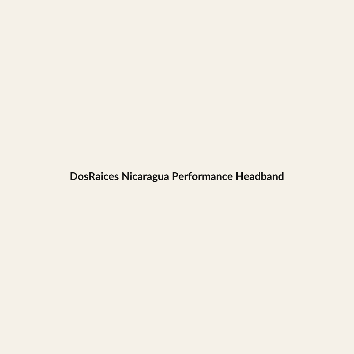 DosRaices Nicaragua Performance Headband premium Hispanic heritage apparel