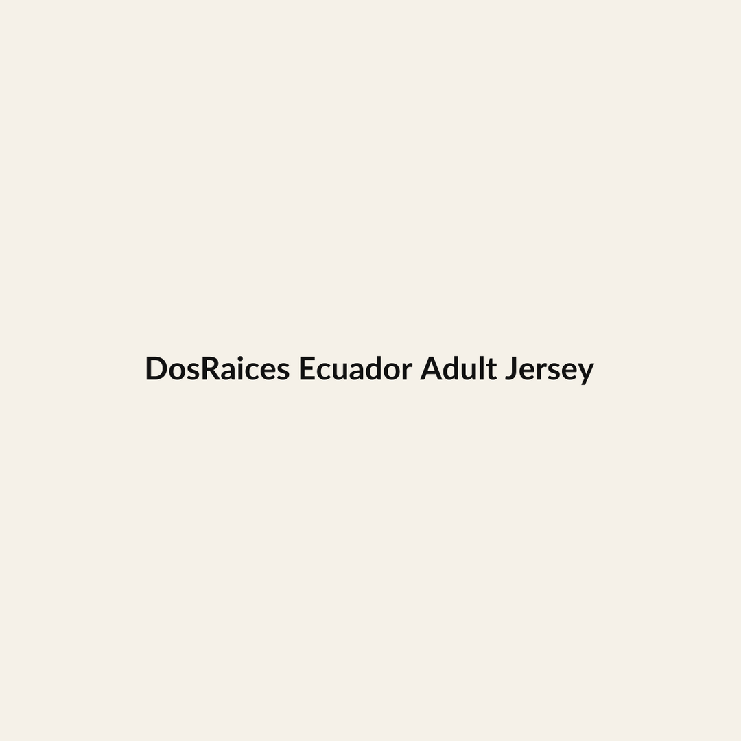 DosRaices Ecuador Adult Jersey premium Hispanic heritage apparel