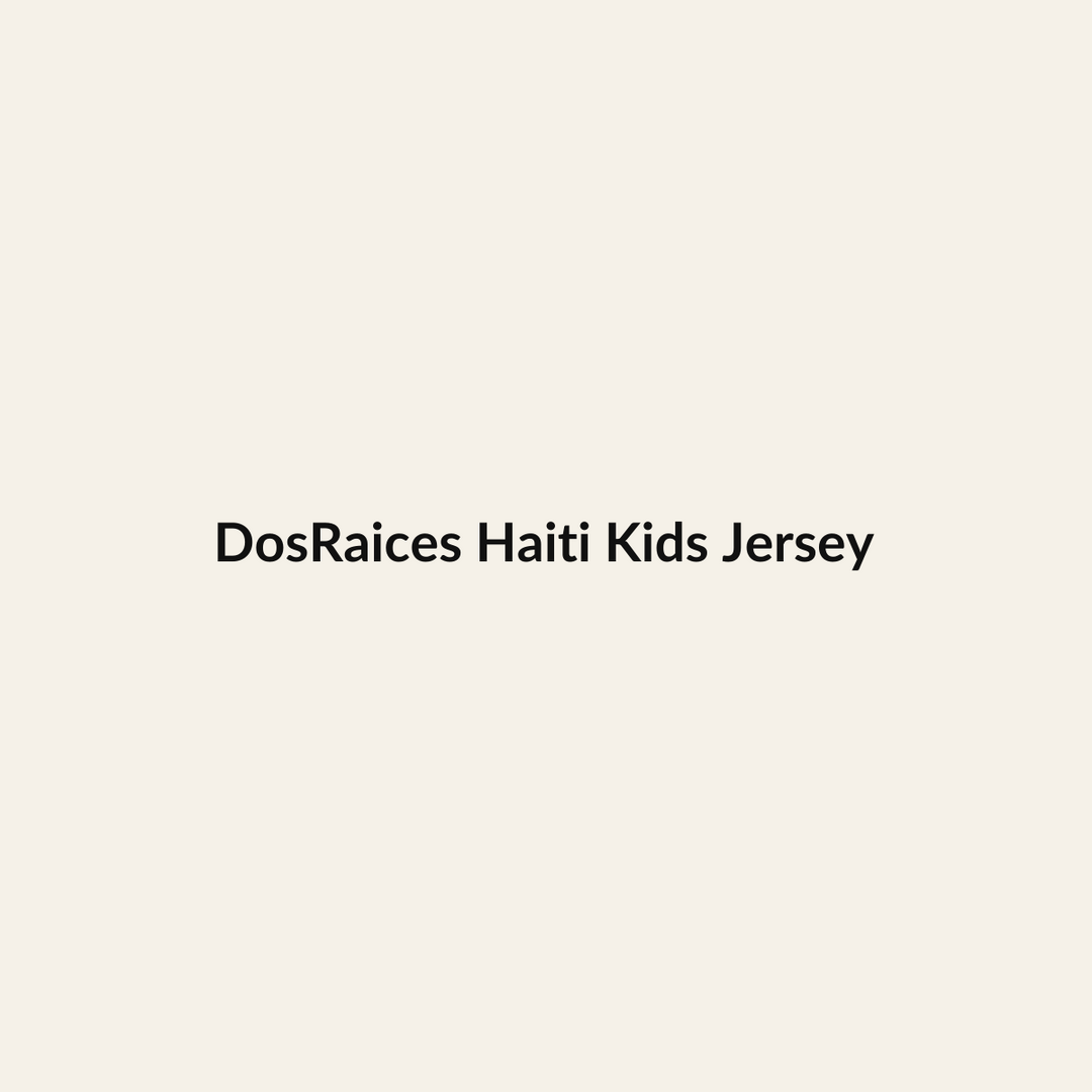 DosRaices Haiti Kids Jersey premium Hispanic heritage apparel