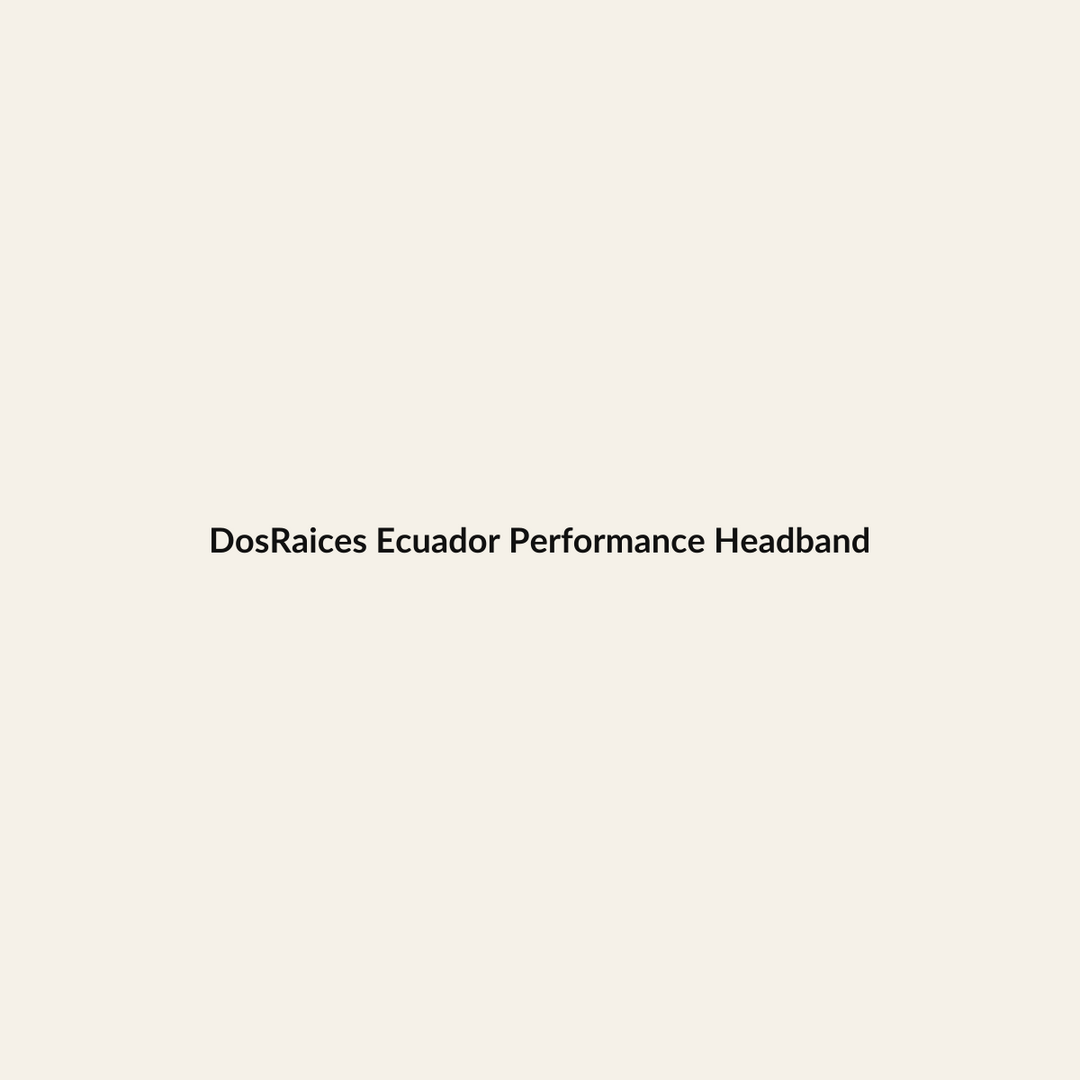 DosRaices Ecuador Performance Headband premium Hispanic heritage apparel